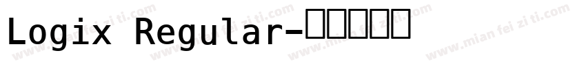 Logix Regular字体转换
